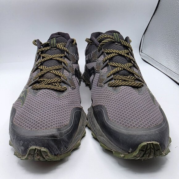 Saucony Peregrine 8 Mens Size 14 Black Green Hiking Shoes Camping Outdoors Trail main image 13